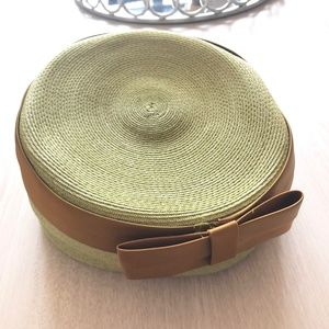 HP Wasson & Co Indianapolis Green Pillbox Hat Vintage